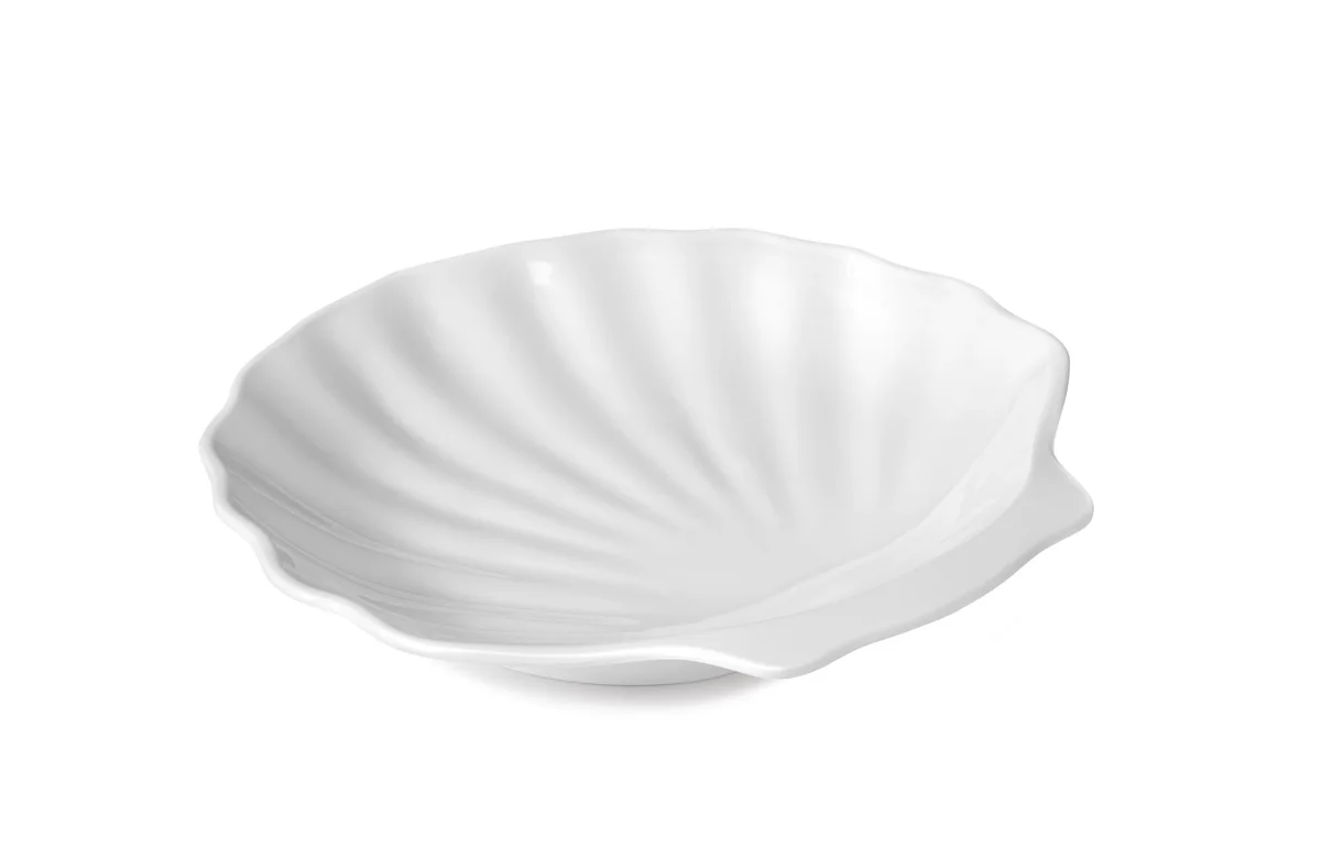 Tablett Shell · 25 x 23 cm
