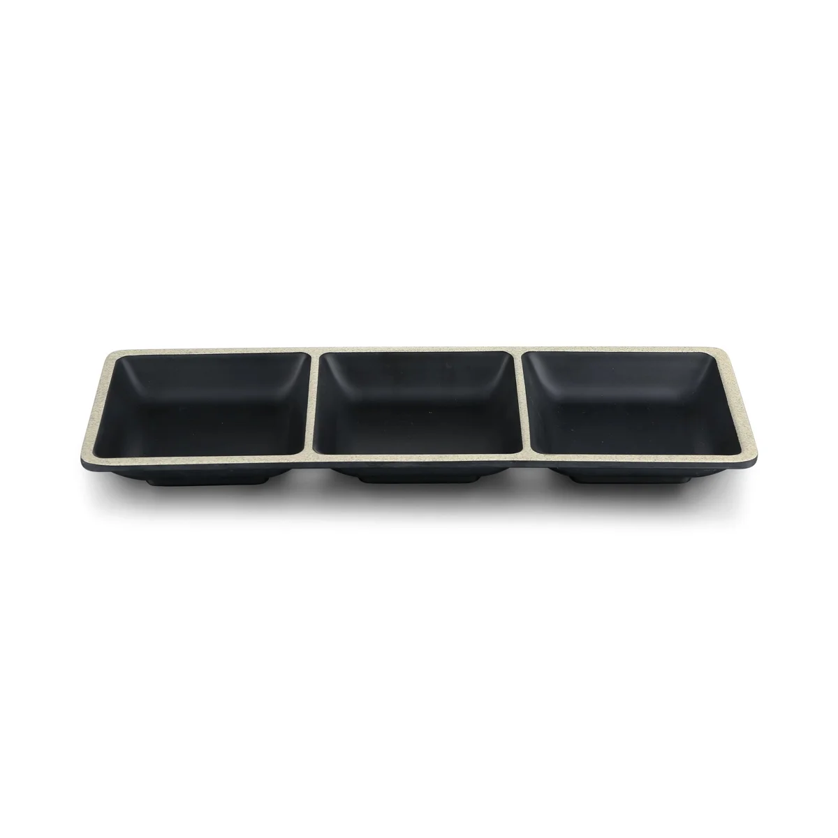 Tablett Terracota · 29,5 x 9,5 cm · Melamin · rechteckig · Schwarz