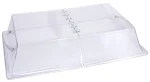 Transparente Klapp-Abdeckhaube für GN 1/1 Bleche