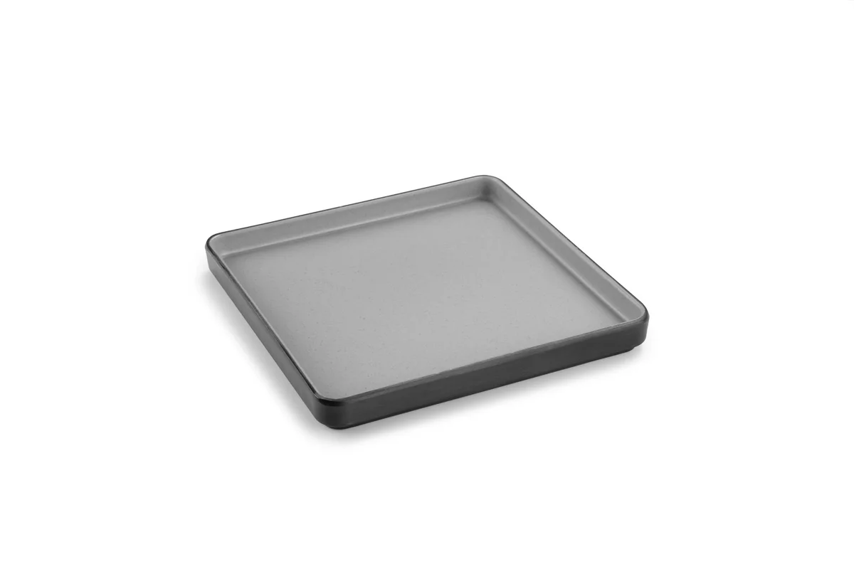 Teller Grey Soul · 18 x 18 cm · quadratisch