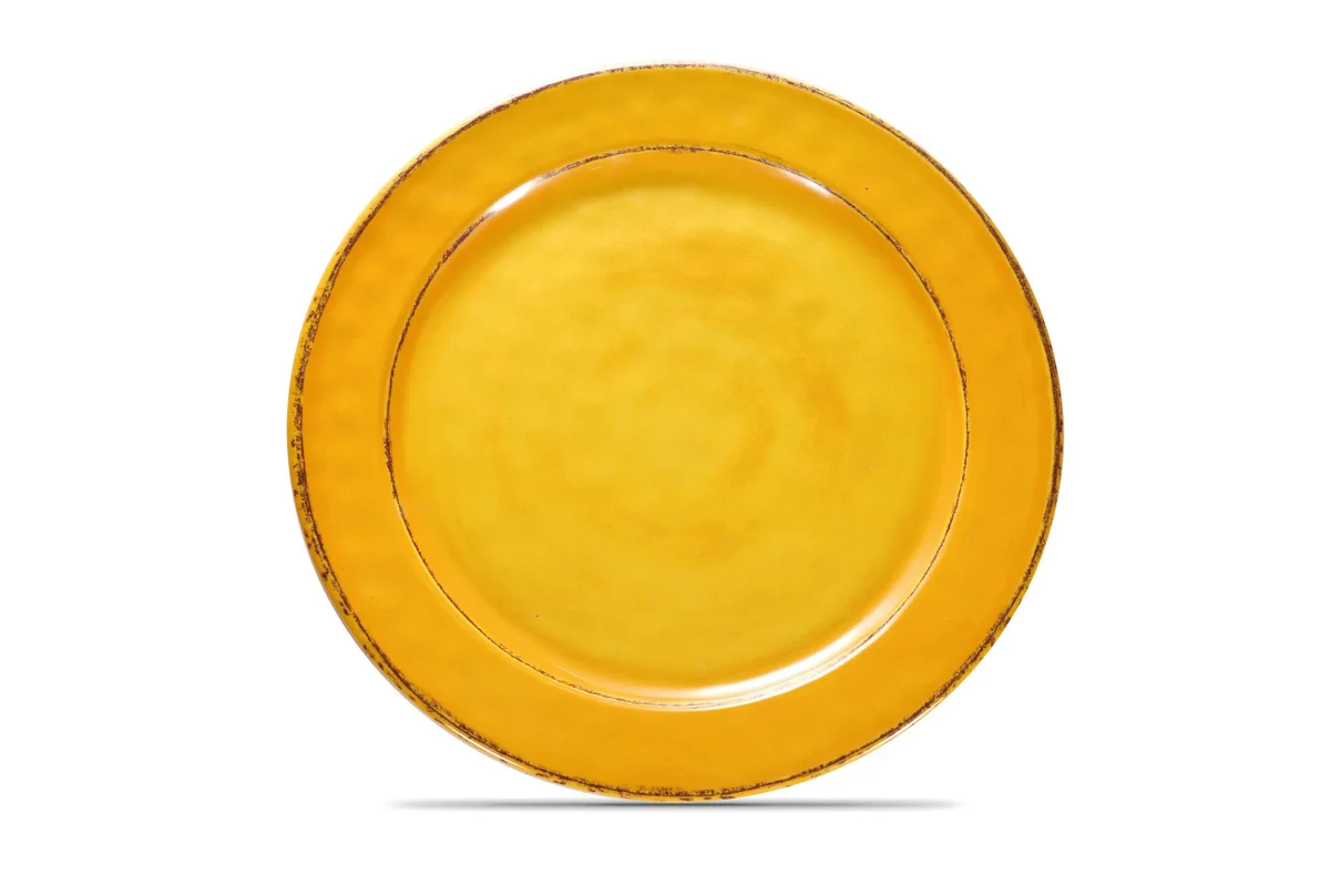 Teller Colors · 22 cm · Melamin · rund · Gelb