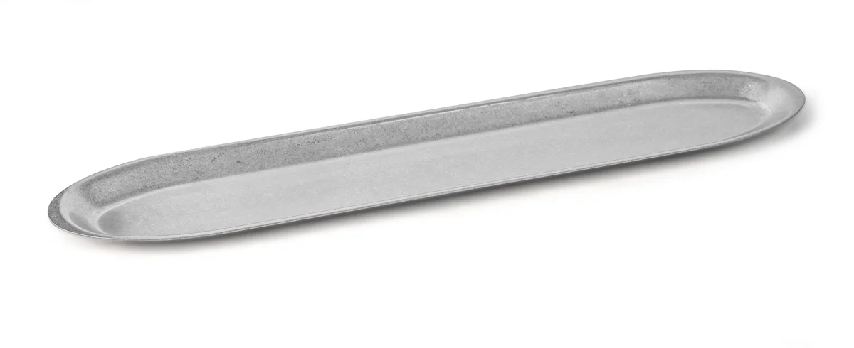 Tablett · 40 x 8,5 cm · oval
