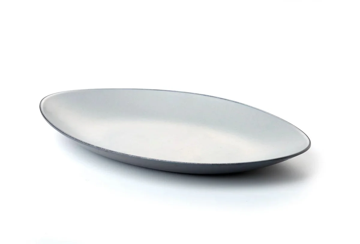 Grey Soul · 29,5 x 18 cm · Melamin · oval