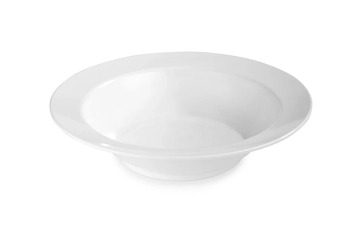Schale Life · 38 cm · Melamin · Weiß