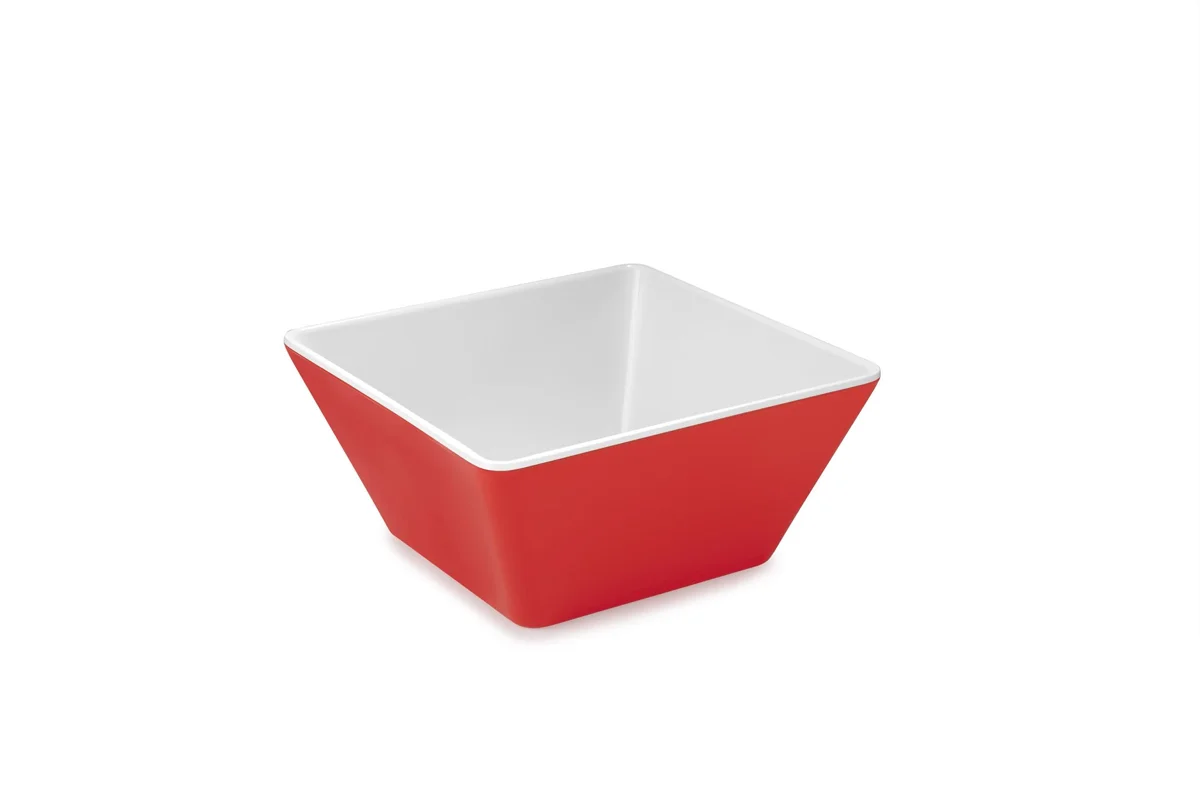Schale Cool Line · 18 x 18 cm · Melamin · quadratisch · Rot