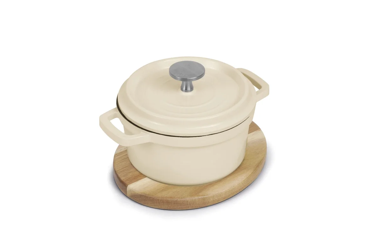 Mini-Kasserolle · Weiß