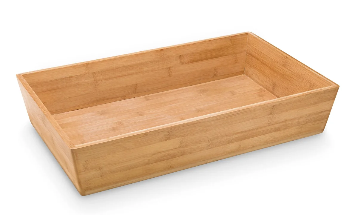 Holzkisten GN 1/1 · 10 cm · Bambus