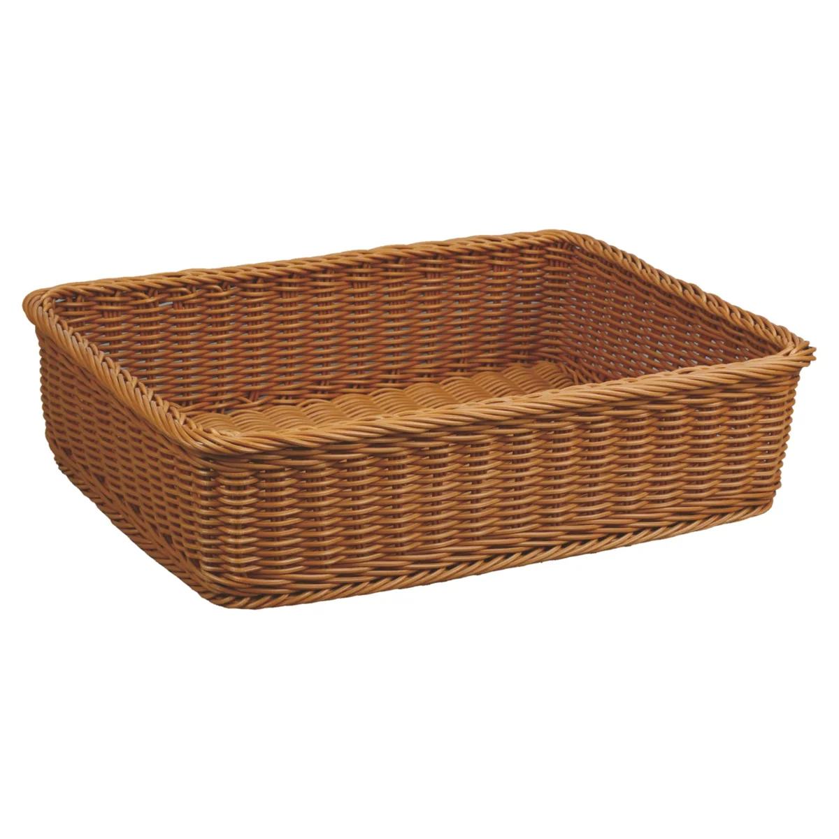 Korb · 46 x 34 cm · Polypropylen · rechteckig · Braun
