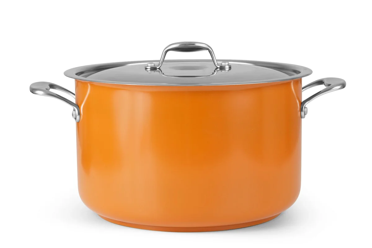 Deckel · 24 cm · Edelstahl · Orange