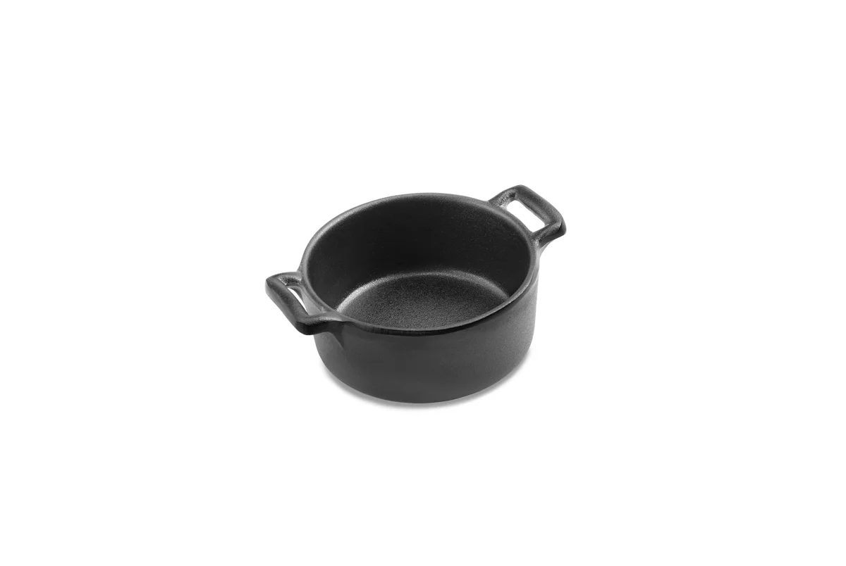 Mini-Kasserolle · 9 cm · Melamin · Schwarz