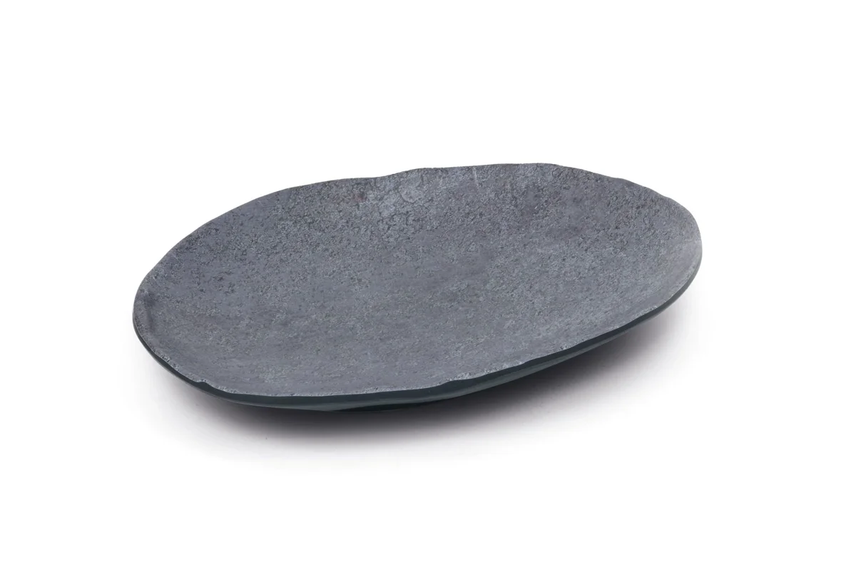 Teller Stonehenge · 24 x 17 cm · oval