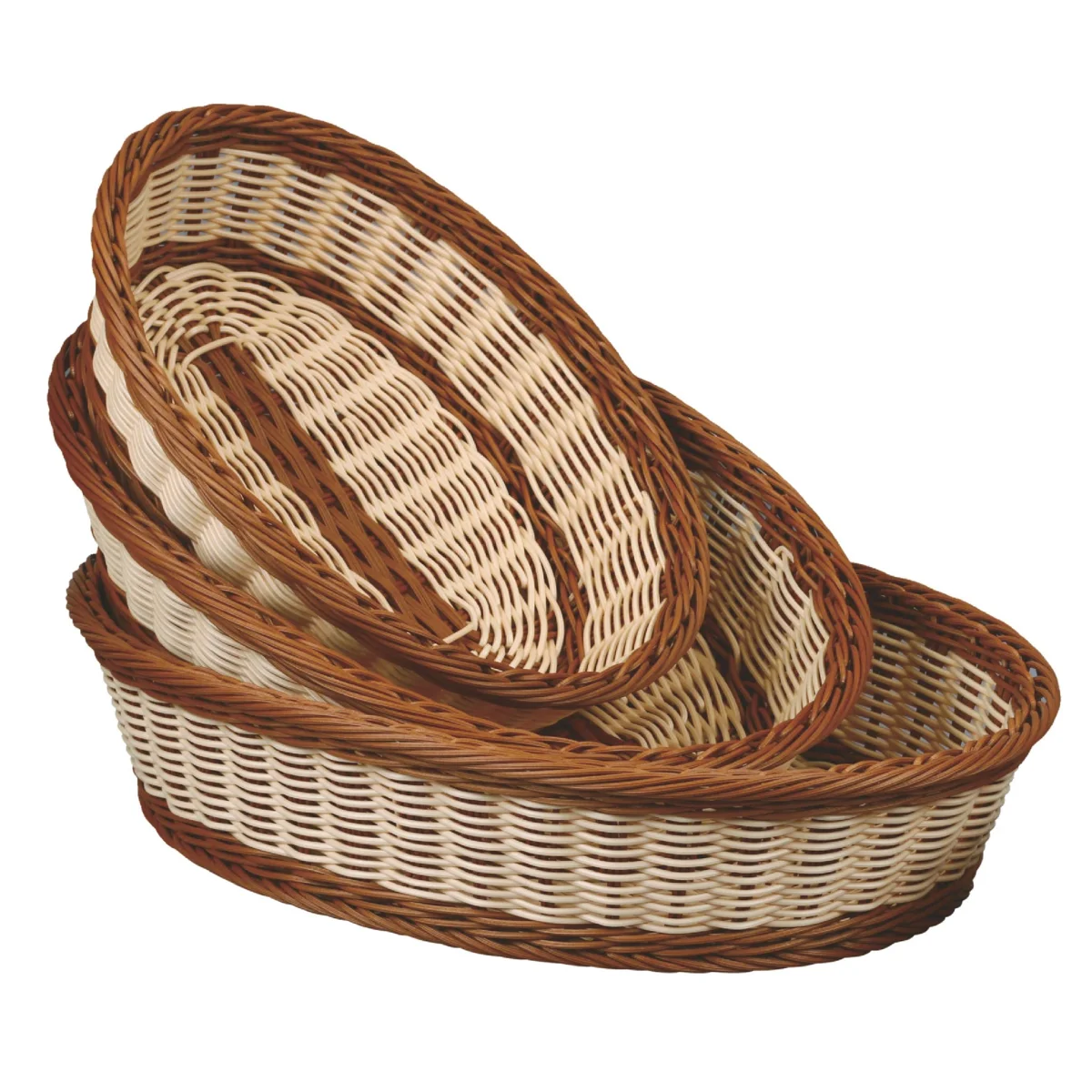 Korb · 30 x 23,5 cm · Polypropylen · oval · Braun