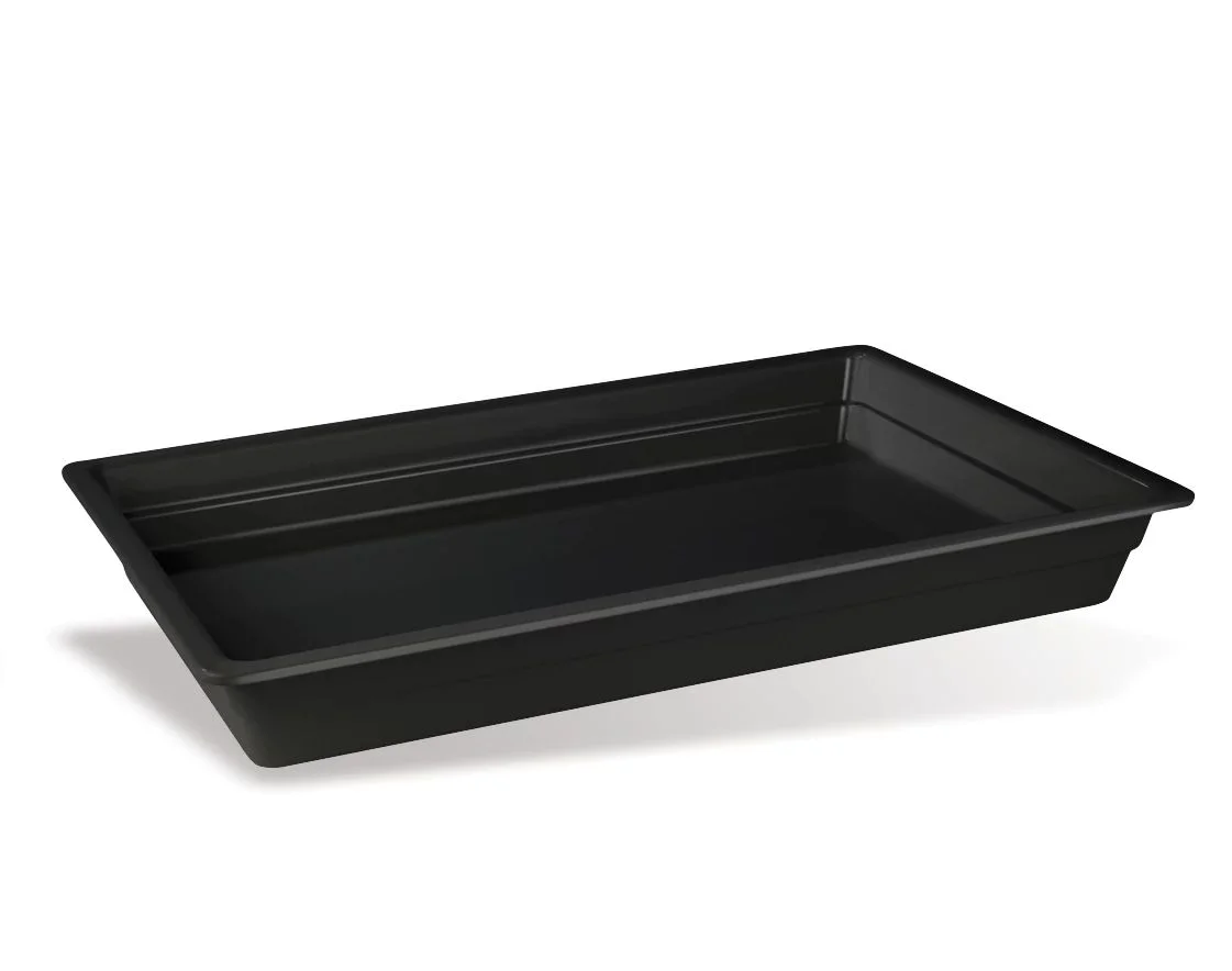 GN-Behälter · 65 mm · Melamin · GN 1/1 · Schwarz