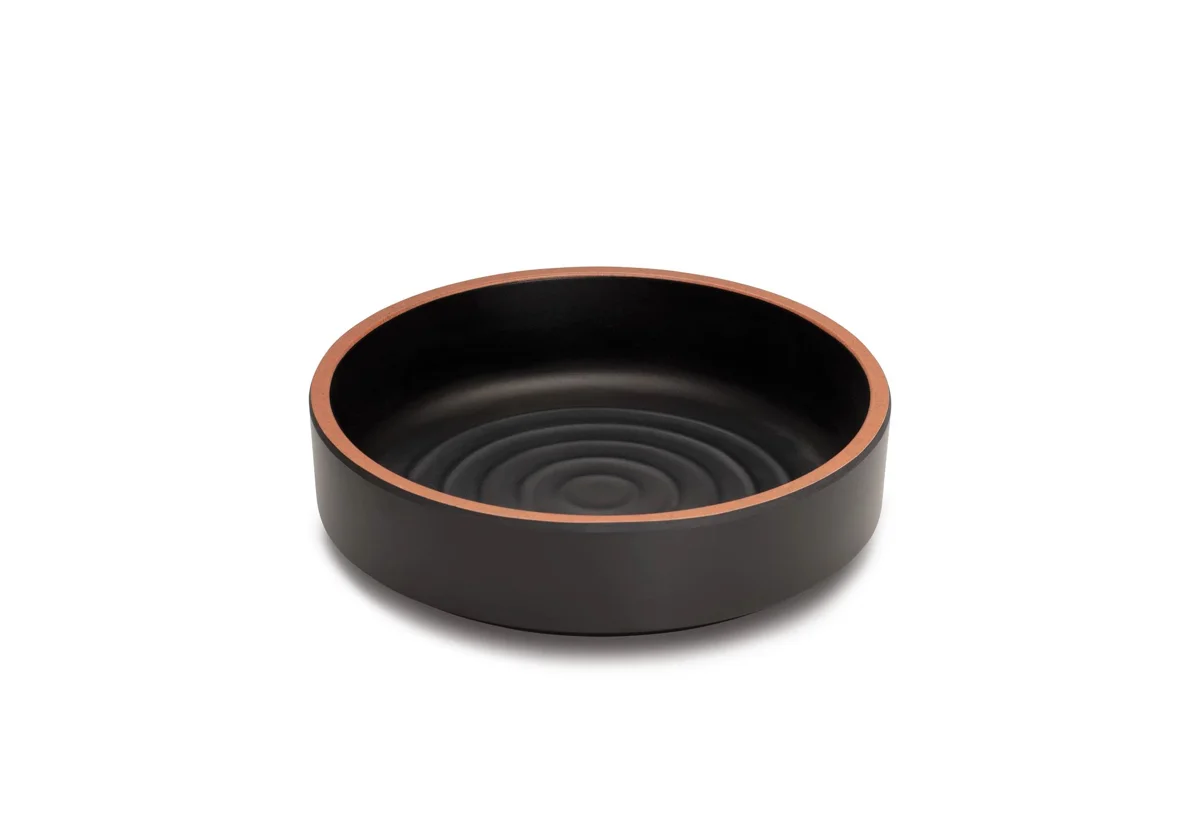 Teller Terracota · 10,5 cm · Melamin · Schwarz