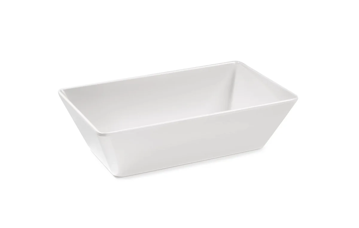 Sharing · 25 x 15 cm · Melamin · rechteckig · Weiß