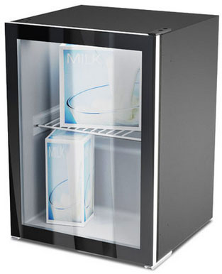Bag-in-Box-Milchkühlschrank C39BiB-GLASS für Kaffeemaschinen