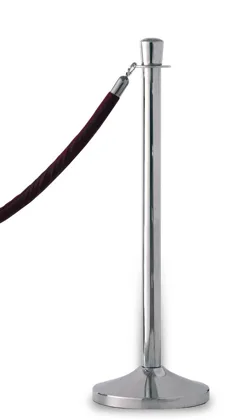 Absperrständer · 95 cm · Edelstahl · rund