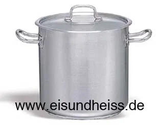 21,2 Liter Edelstahl-Premium-Kochtopf mit Deckel von PUJADAS