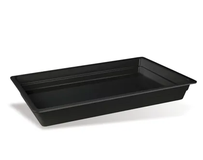 GN-Behälter · 65 mm · Melamin · GN 1/1 · Schwarz