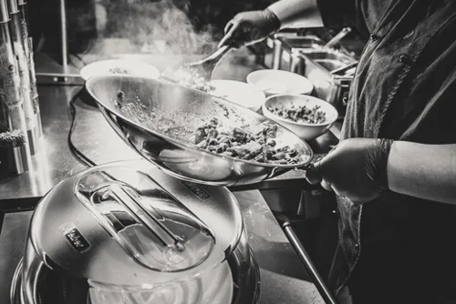 Wok-Pfanne 6L Boden rund - varithek®