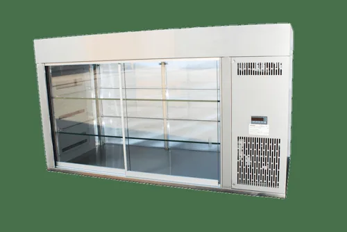 Rollito Auftisch-Vitrine – KV-T-6K Maschinenfach bedienseitig links