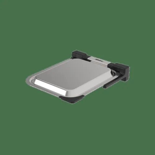 Buffetdeckel 1/2 Edelst. Absenkfunktion